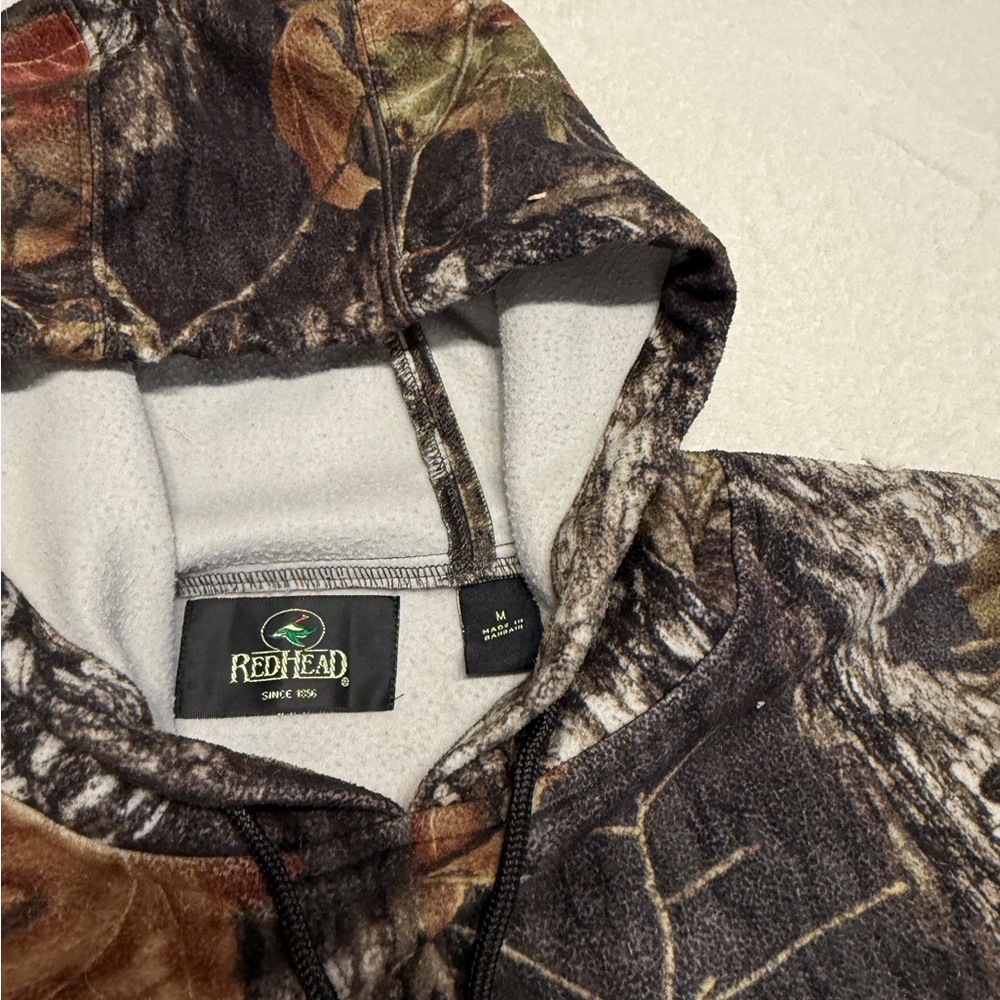 Redhead Men Camouflage Hoodie Pullover Drawstring Outdoor Aesthetic Size M - Picture 6 of 13